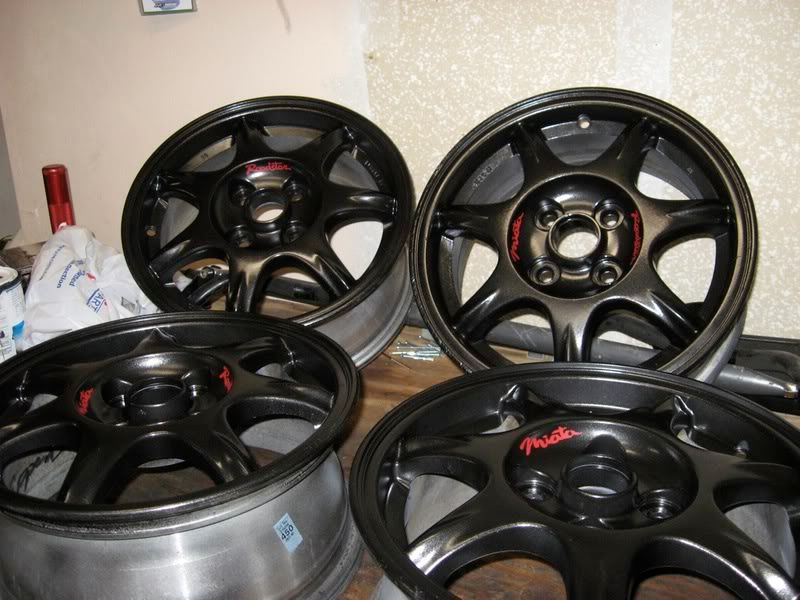 Refinished some stock 9497 hollow spokes, what do you think of the